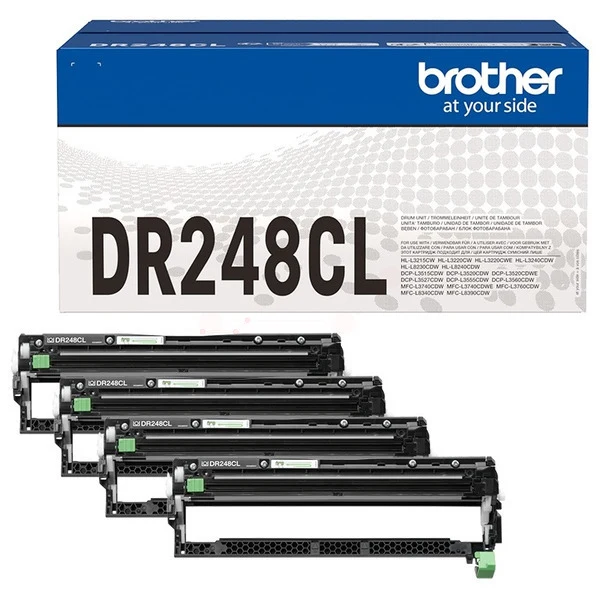 Original Brother DR-248CL Drum Kit 4er-Set Bk,C,M,Y · 30.000 Seiten
