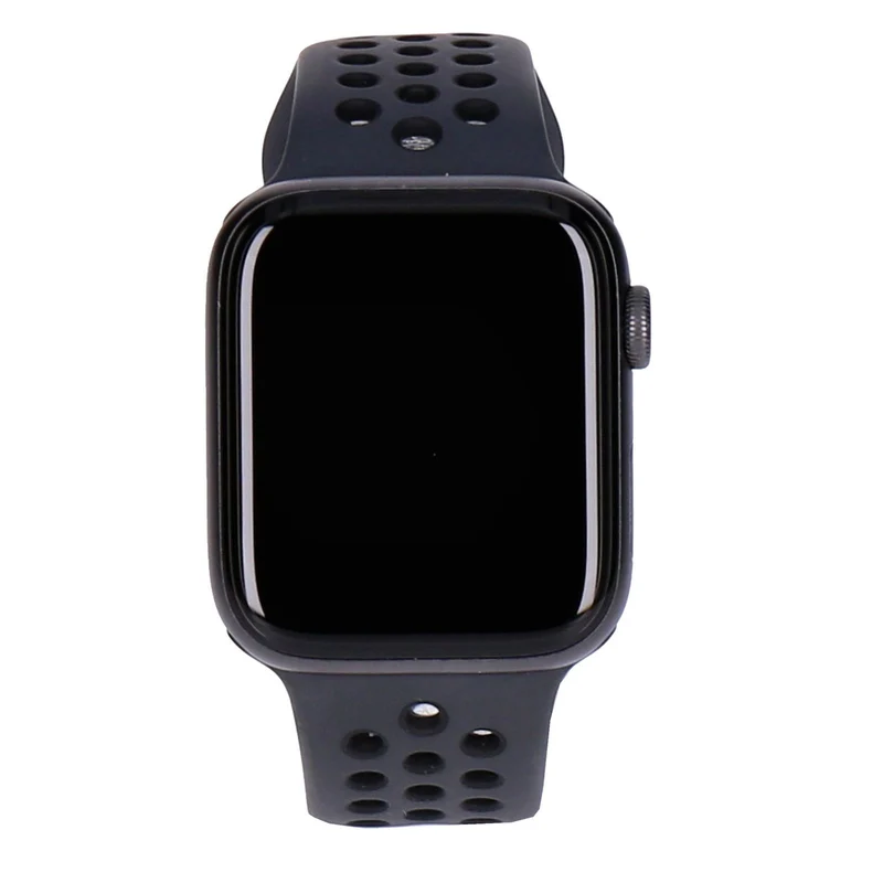 Apple Watch Series 6 44mm Nike GPS + 4G Spacegrau Aluminiumgehäuse mit Sportarmband Schwarz