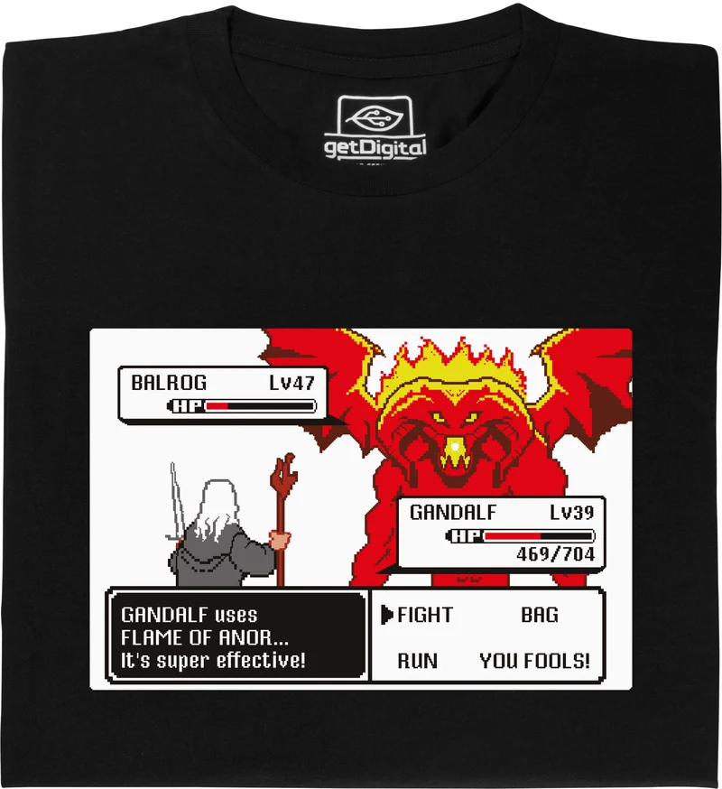 Gandalf vs Balrog Retro Game