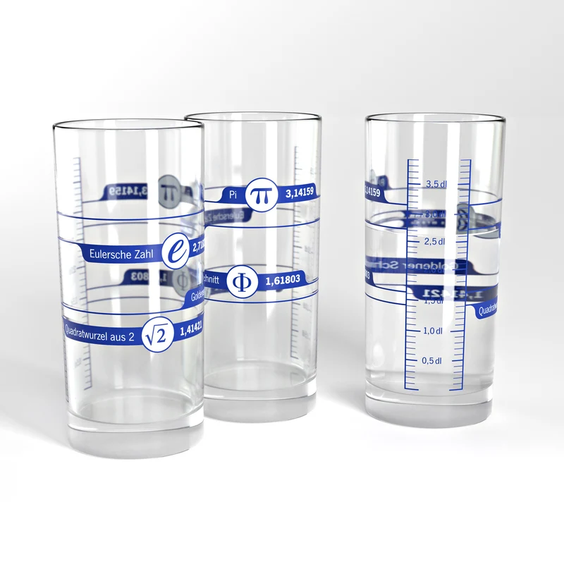 Irrationale Zahlen Trinkglas