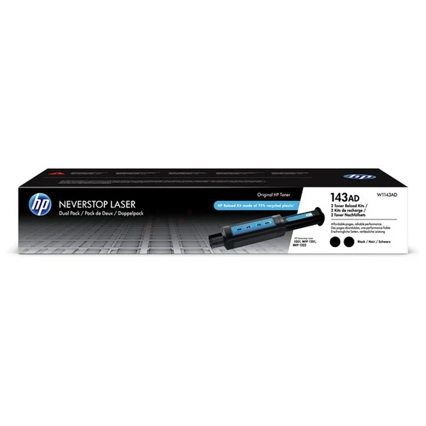 Original HP 143AD / W1143AD Toner Doppelpack · 5.000 Seiten