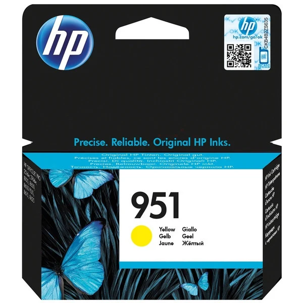 Original HP 951 Tintenpatrone gelb