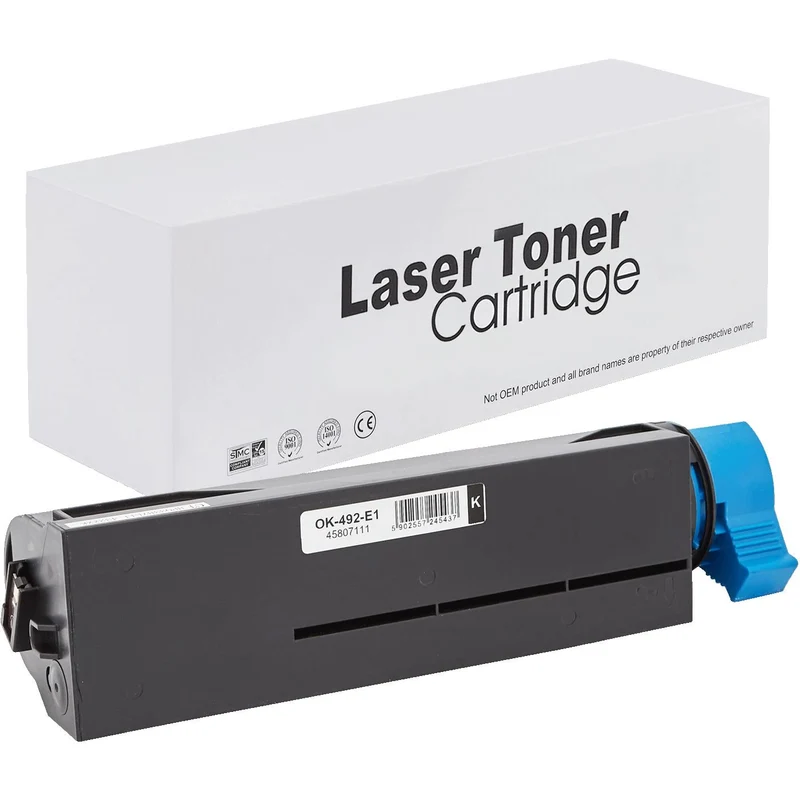 Kompatibel zu OKI 45807111 Toner schwarz · 12.000 Seiten
