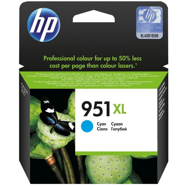 Original HP 951XL Tintenpatrone cyan