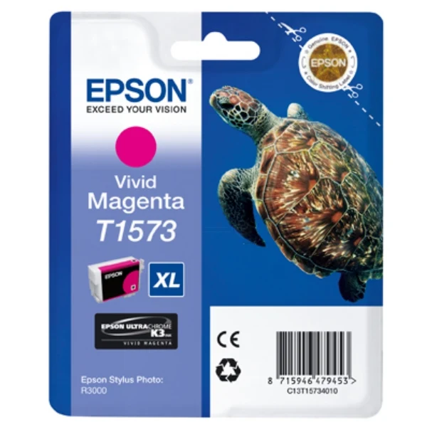 Original Epson T1573 Tintenpatrone magenta