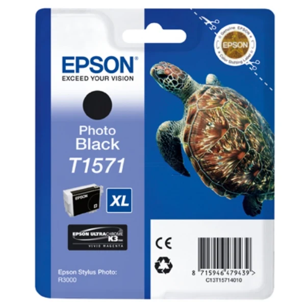 Original Epson T1571 Tintenpatrone photoschwarz