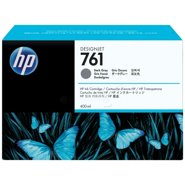Original HP 761 / CM996A Tintenpatrone grau dunkel