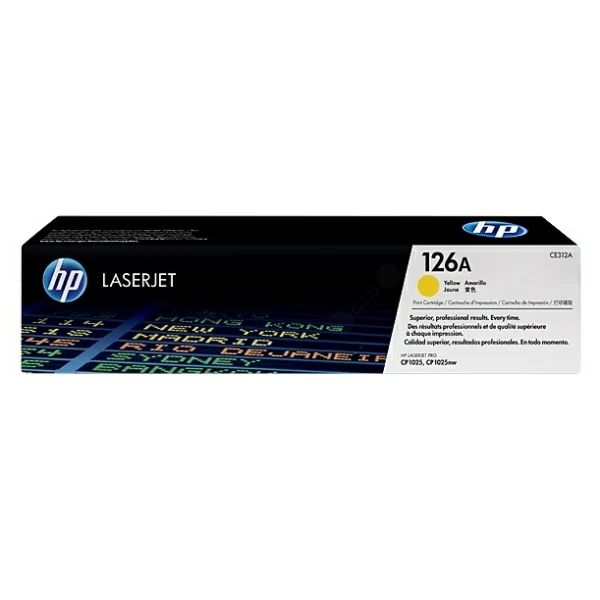 Original HP 126A / CE312A Toner gelb · 1.000 Seiten