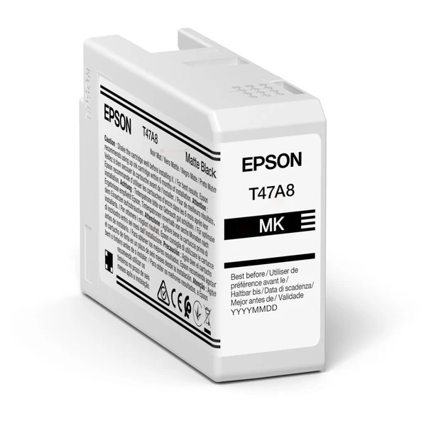 Original Epson T47A8 Tintenpatrone mattschwarz