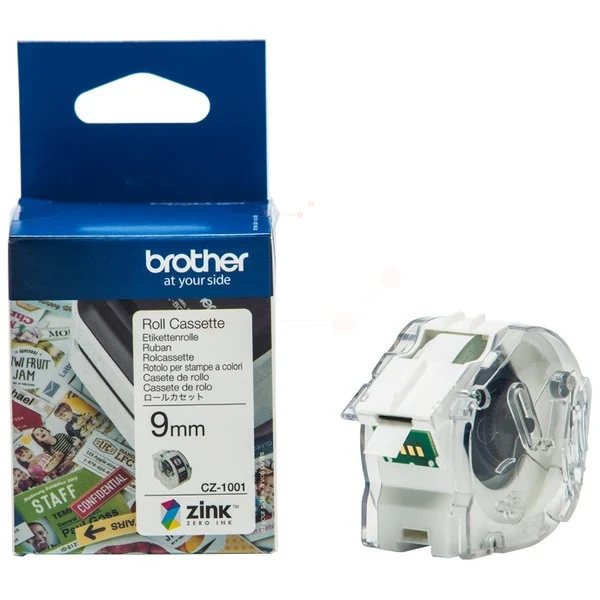 Original Brother CZ-1001 DirectLabel-Etiketten 9mm x 5m