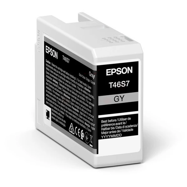 Original Epson T46S7 Tintenpatrone grau