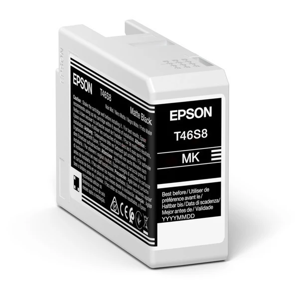 Original Epson T46S8 Tintenpatrone mattschwarz