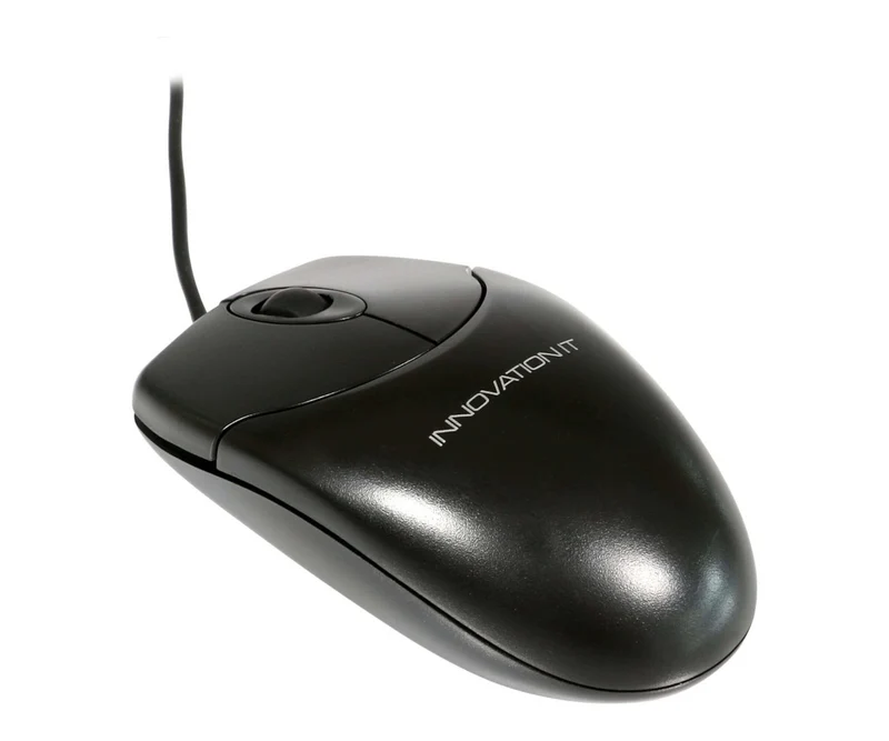 Innovation IT Maus MOU-964 USB Beidhändig schwarz
