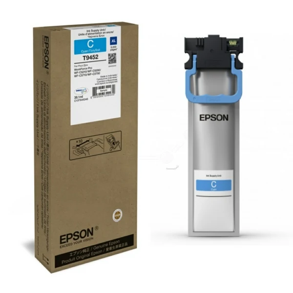 Original Epson T9452 Tintenpatrone cyan