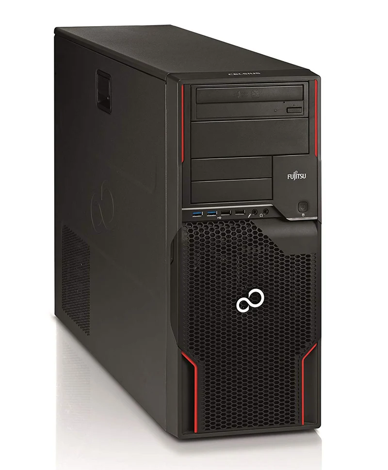 Fujitsu Celsius M720 Intel Xeon Quad Core E5 256GB SSD 16GB Windows 10 Pro DVD Brenner
