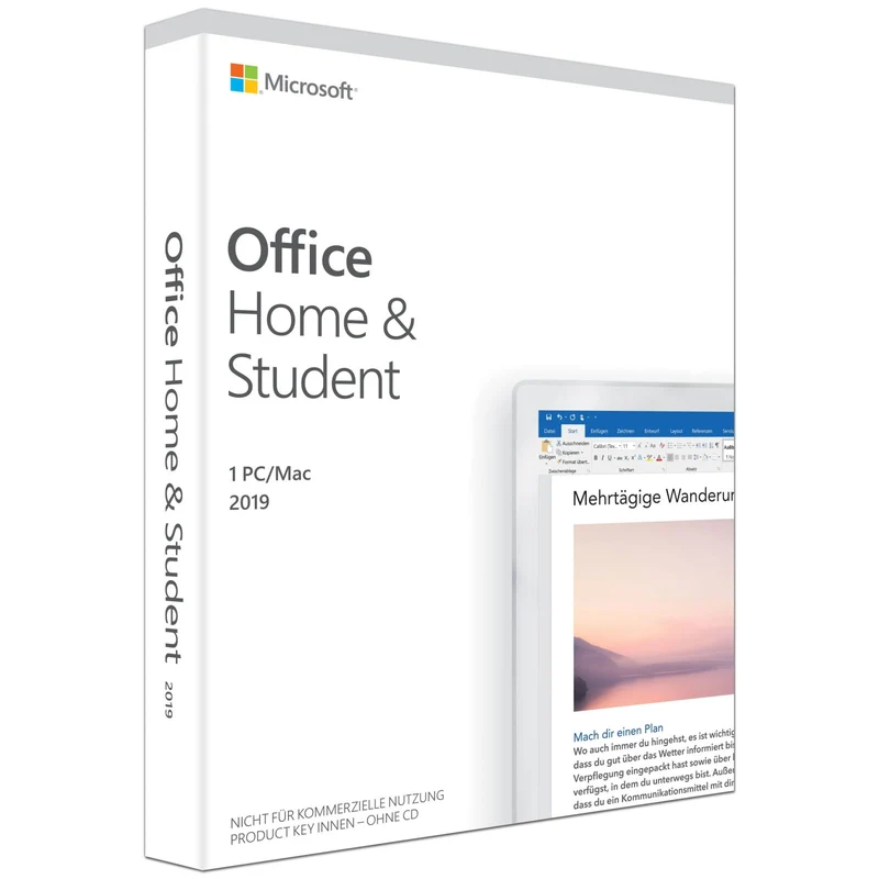 Microsoft Office Home & Student 2019 - 1 Nutzer