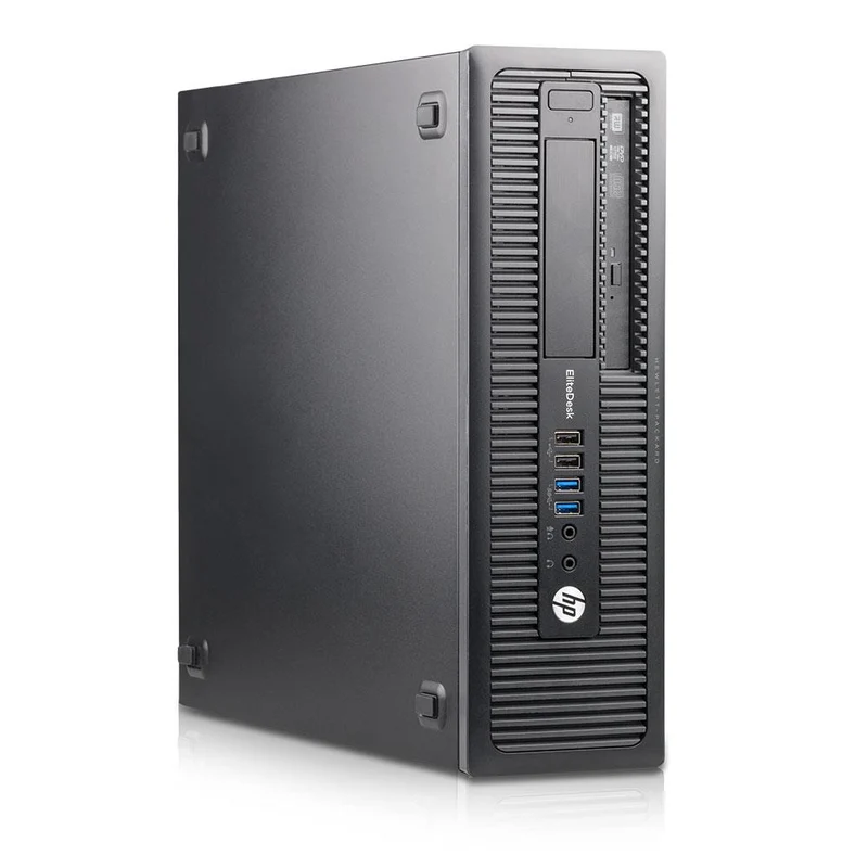 HP EliteDesk 800 G1 SFF Intel Core i5 256GB SSD 8GB Win 10 Pro MAR DVD Laufwerk
