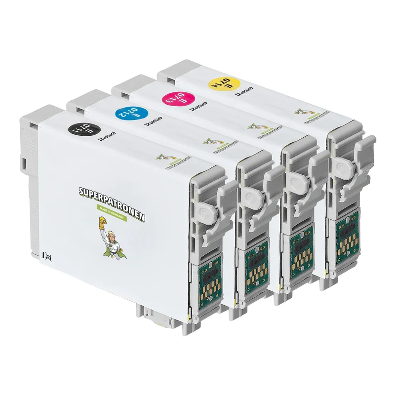 Refill Epson T0715 Tintenpatrone 4er-Set Bk,C,M,Y
