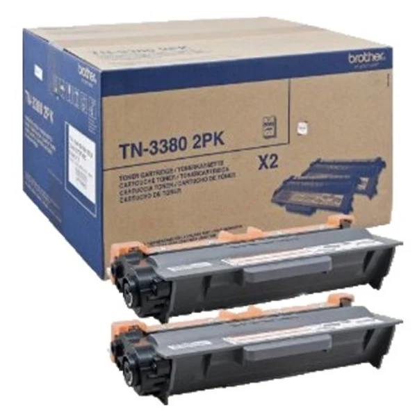 Original Brother TN-3380TWIN Toner Doppelpack · 8.000 Seiten