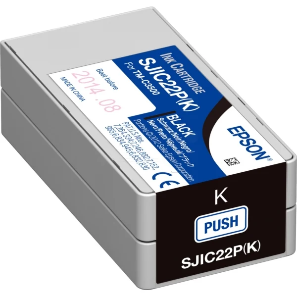 Original Epson SJI-C-22-P-(K) / C33S020601 Tintenpatrone schwarz