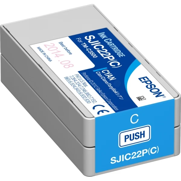 Original Epson SJI-C-22-P-(C) Tintenpatrone cyan