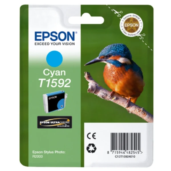 Original Epson T1592 Tintenpatrone cyan