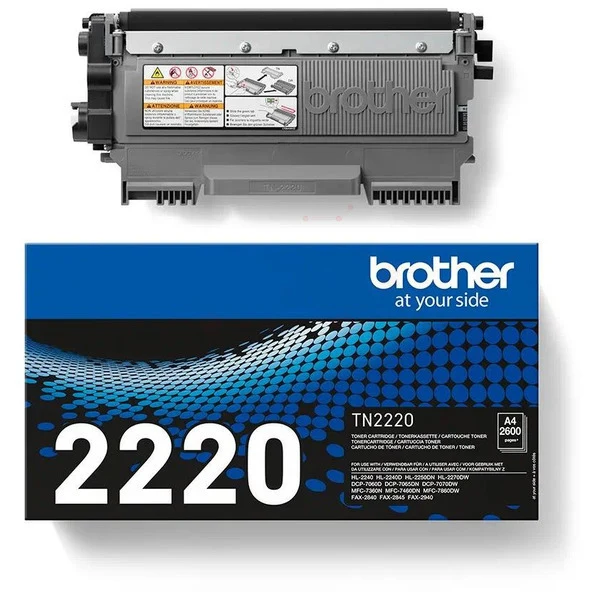 Original Brother TN-2220 Toner schwarz · 2.600 Seiten