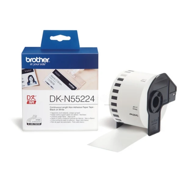 Original Brother DK-N55224 DirectLabel Etiketten weiss 54mm x 30,48m