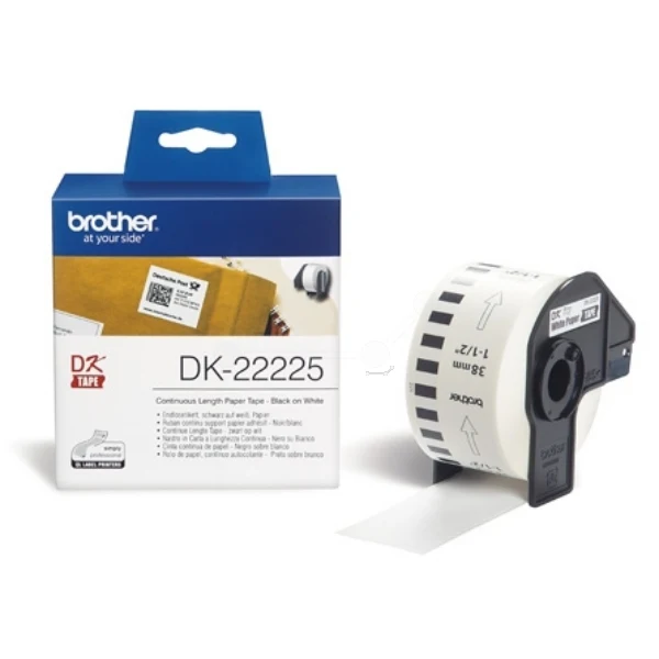 Original Brother DK-22225 DirectLabel Etiketten weiss 38mm x 30,48m