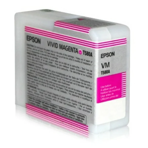 Original Epson T580A Tintenpatrone magenta