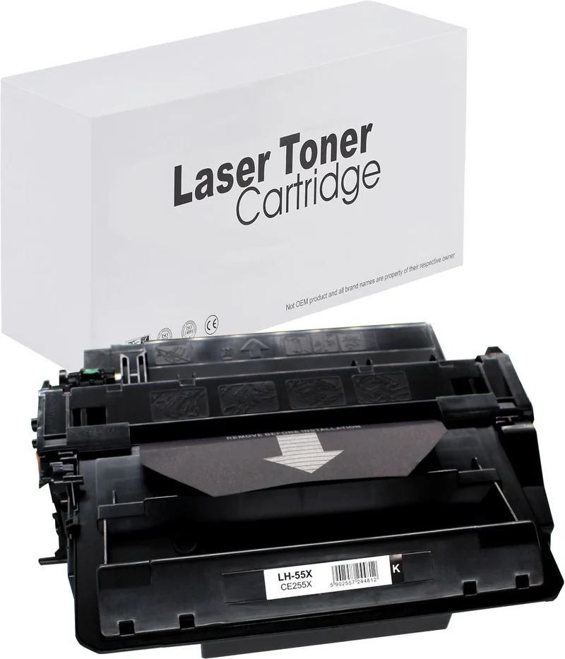 Kompatibel zu HP 55X / CE255X XL Toner schwarz · 12.500 Seiten