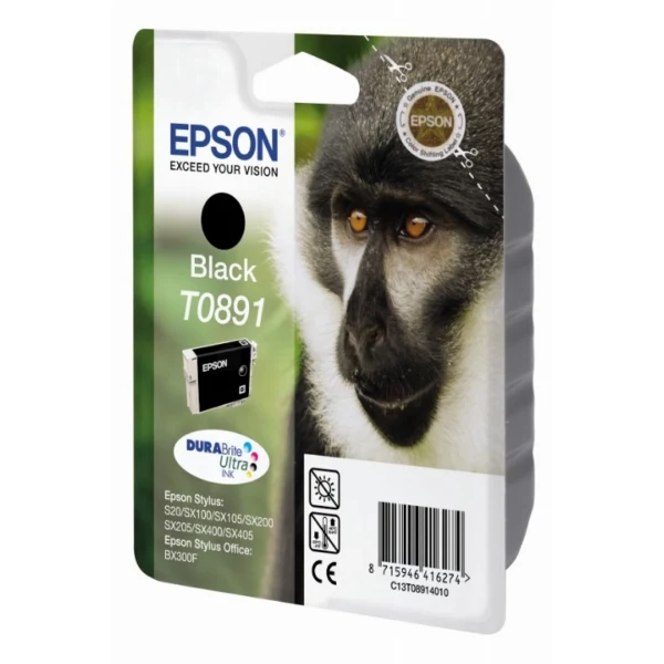 Original Epson T0891 Tintenpatrone schwarz