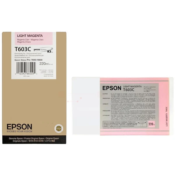 Original Epson T603 Tintenpatrone photomagenta
