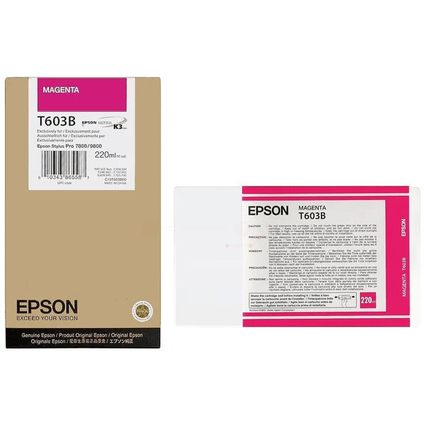 Original Epson T603 Tintenpatrone magenta