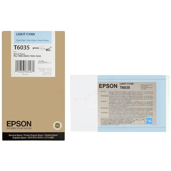Original Epson T6035 Tintenpatrone photocyan