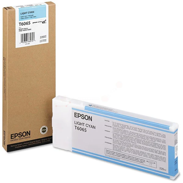 Original Epson T6065 Tintenpatrone photocyan
