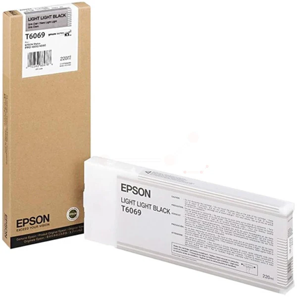 Original Epson T6069 Tintenpatrone schwarz