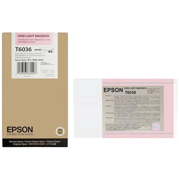 Original Epson T6036 Tintenpatrone photomagenta