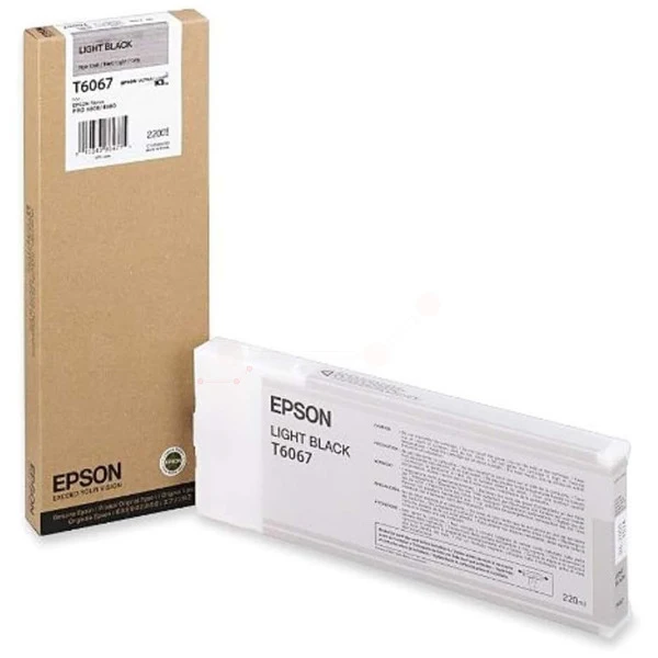 Original Epson T6067 Tintenpatrone schwarz