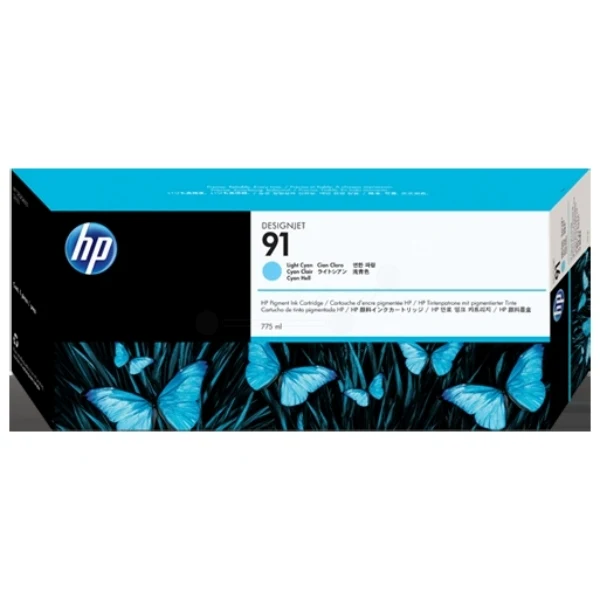 Original HP 91 Tintenpatrone photocyan