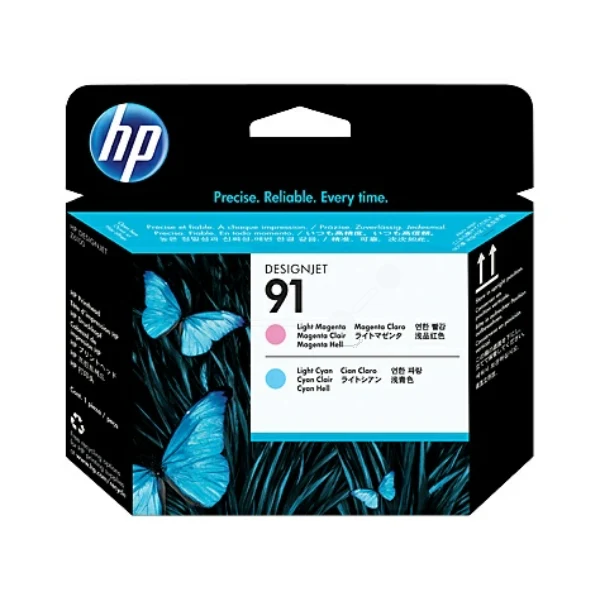 Original HP 91 / C9462A Tintenpatrone magenta hell + cyan hell