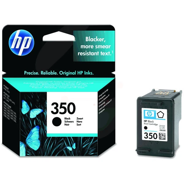 Original HP 350 Tintenpatrone schwarz