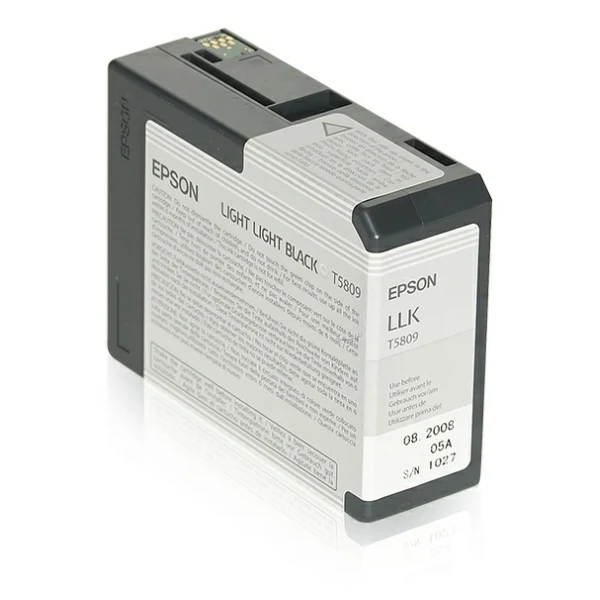 Original Epson T5809 Tintenpatrone schwarz
