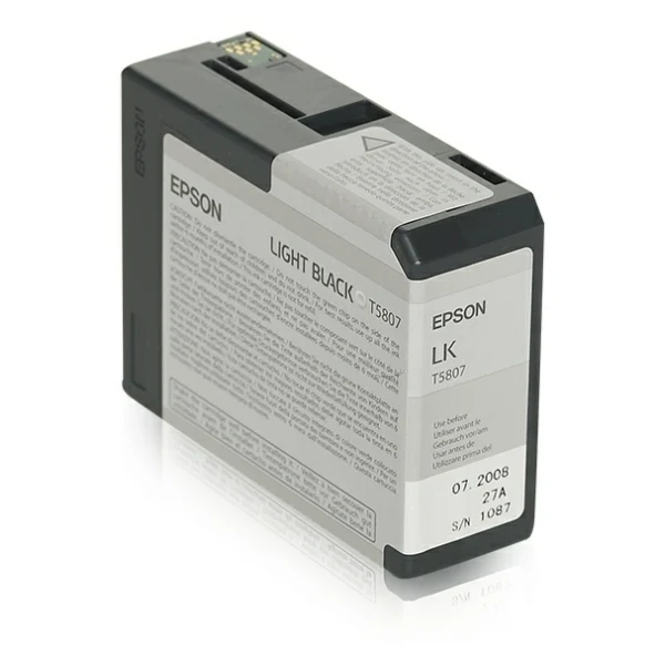 Original Epson T5807 Tintenpatrone schwarz