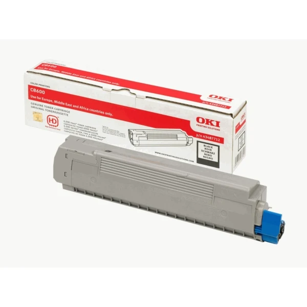 Original OKI 43487712 Toner schwarz · 6.000 Seiten
