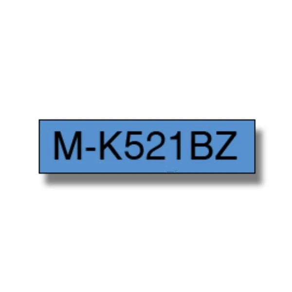 Original Brother MK-521BZ DirectLabel blau auf schwarz 9mm x 8m
