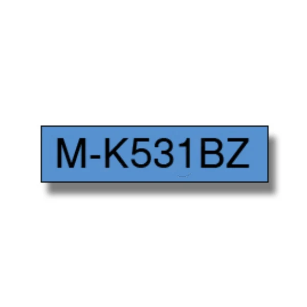 Original Brother MK-531BZ DirectLabel schwarz auf blau 9mm x 8m