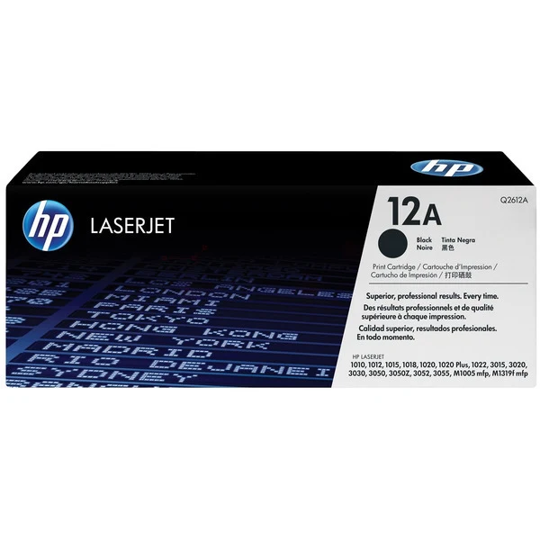 Original HP 12A / Q2612A Toner schwarz · 2.000 Seiten