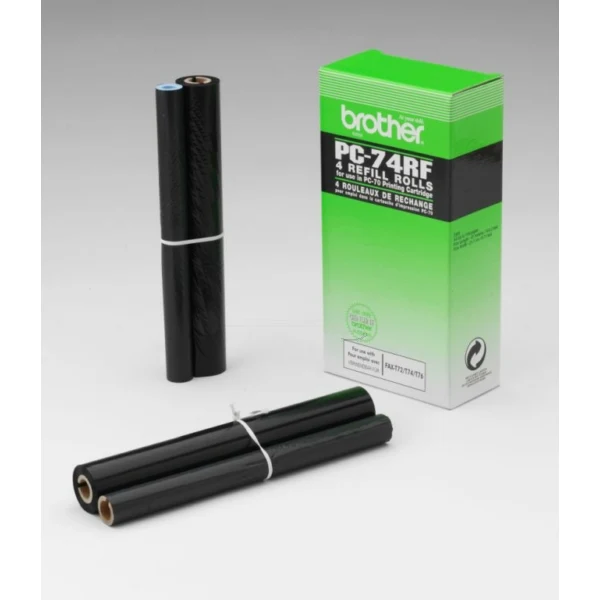 Original Brother PC-74RF Thermo-Transfer-Rolle, 140 Seiten, Inhalt VE=4