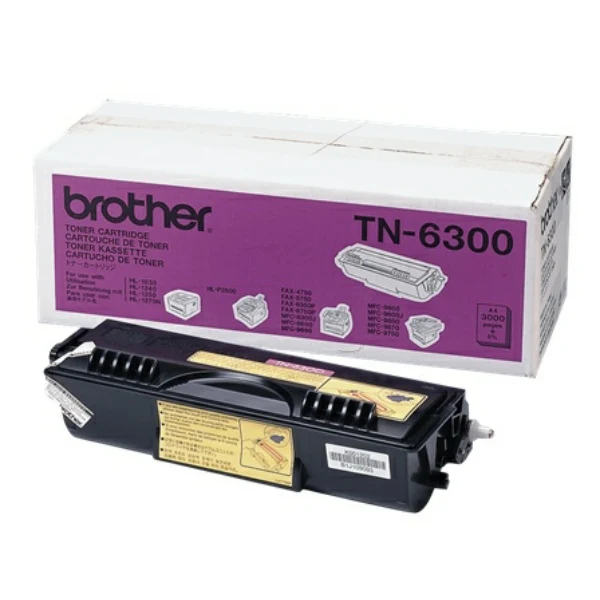 Original Brother TN-6300 Toner schwarz · 3.000 Seiten